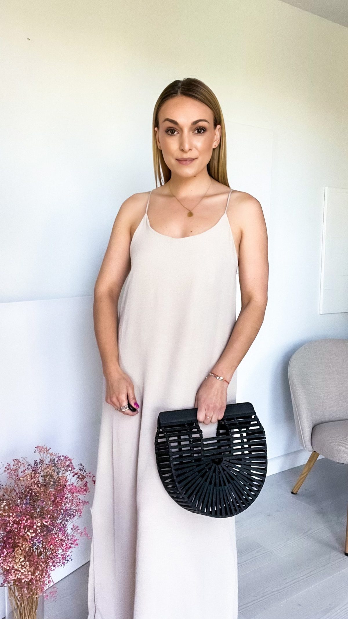 🌸 Sukienka Letnia IBIZA beżowa - obrazek 4
