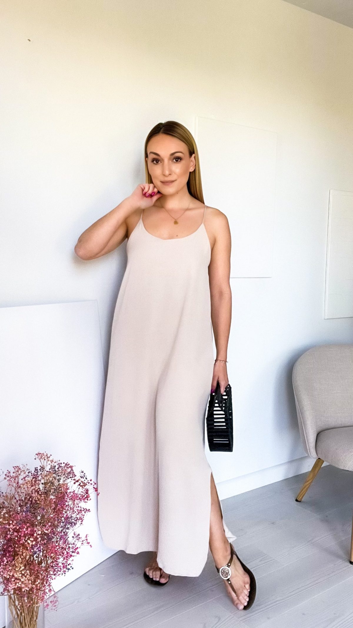 🌸 Sukienka Letnia IBIZA beżowa - obrazek 6