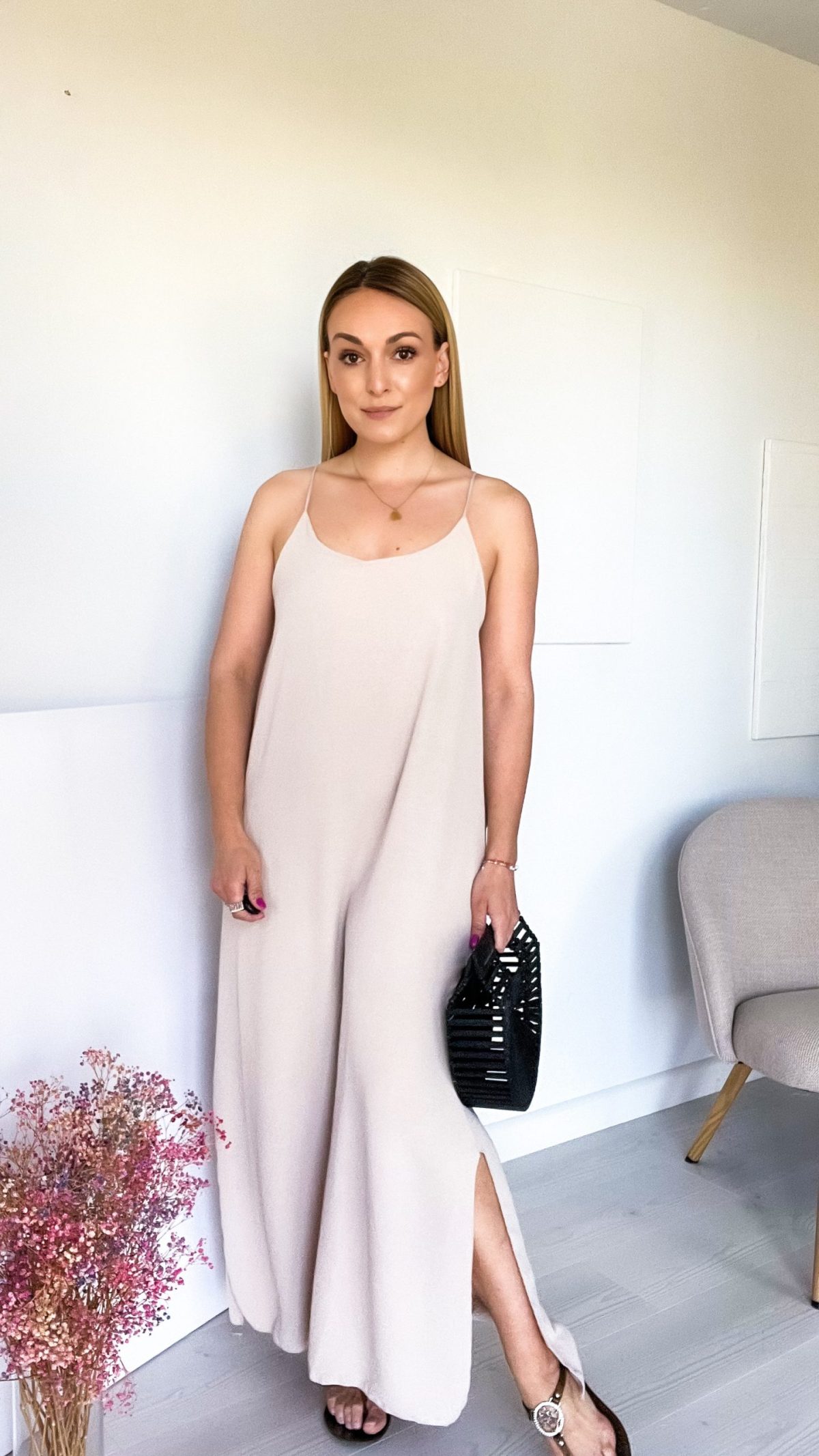 🌸 Sukienka Letnia IBIZA beżowa - obrazek 5