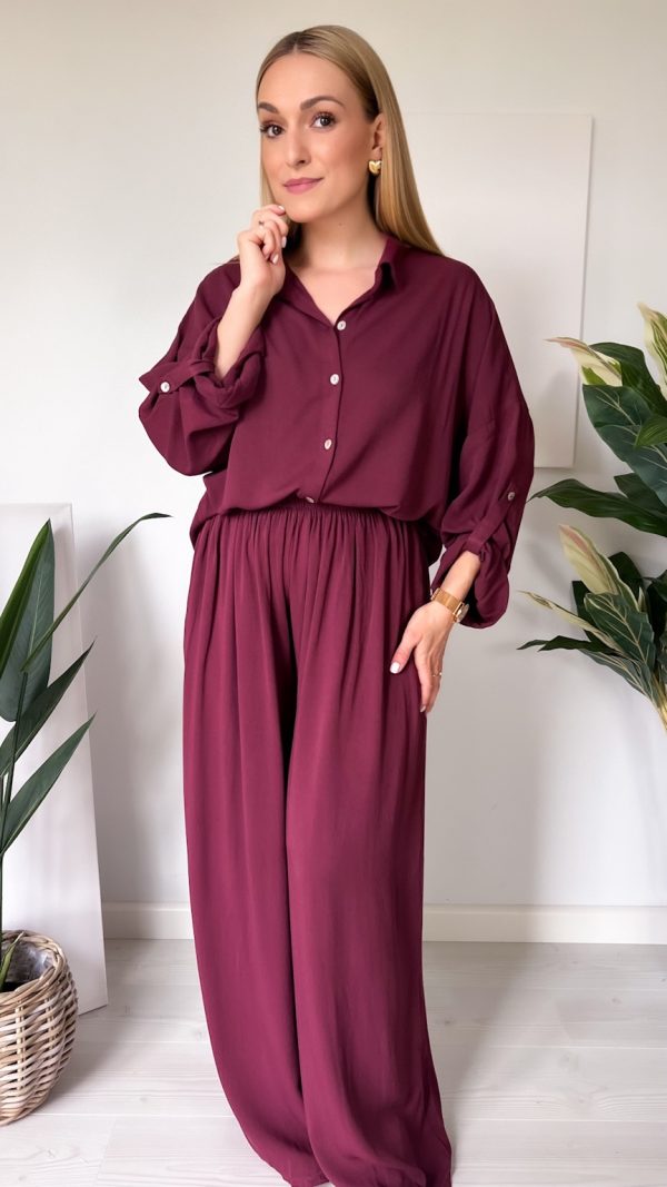 Komplet SMILE bordo
