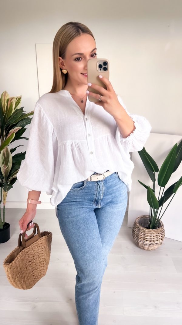 🌸 Koszula ANGEL WHITE