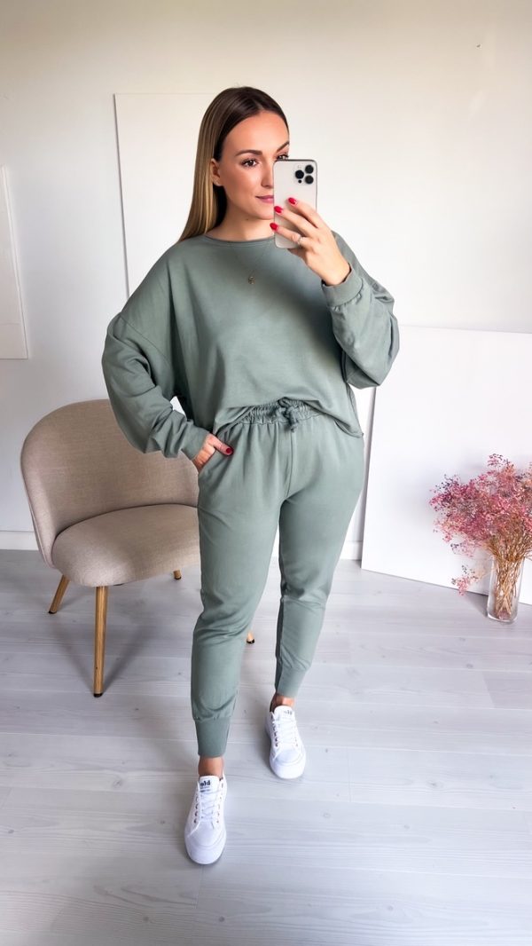 Komplet dresowy WEEKEND khaki