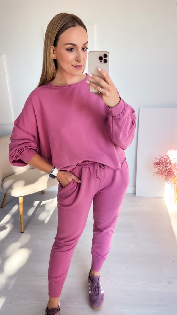 Komplet dresowy WEEKEND jagoda