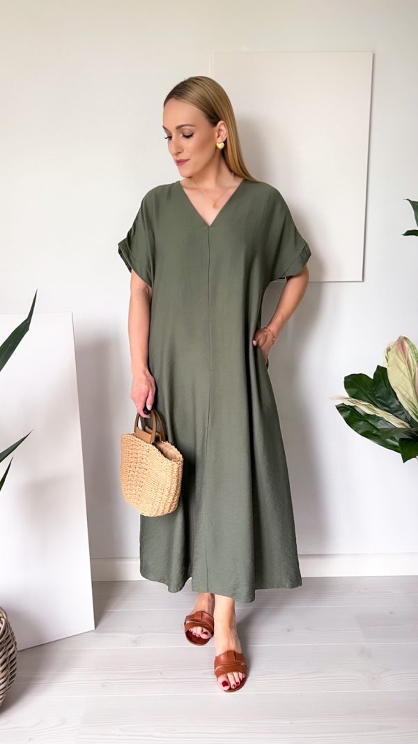 Sukienka LUNA FLOW khaki
