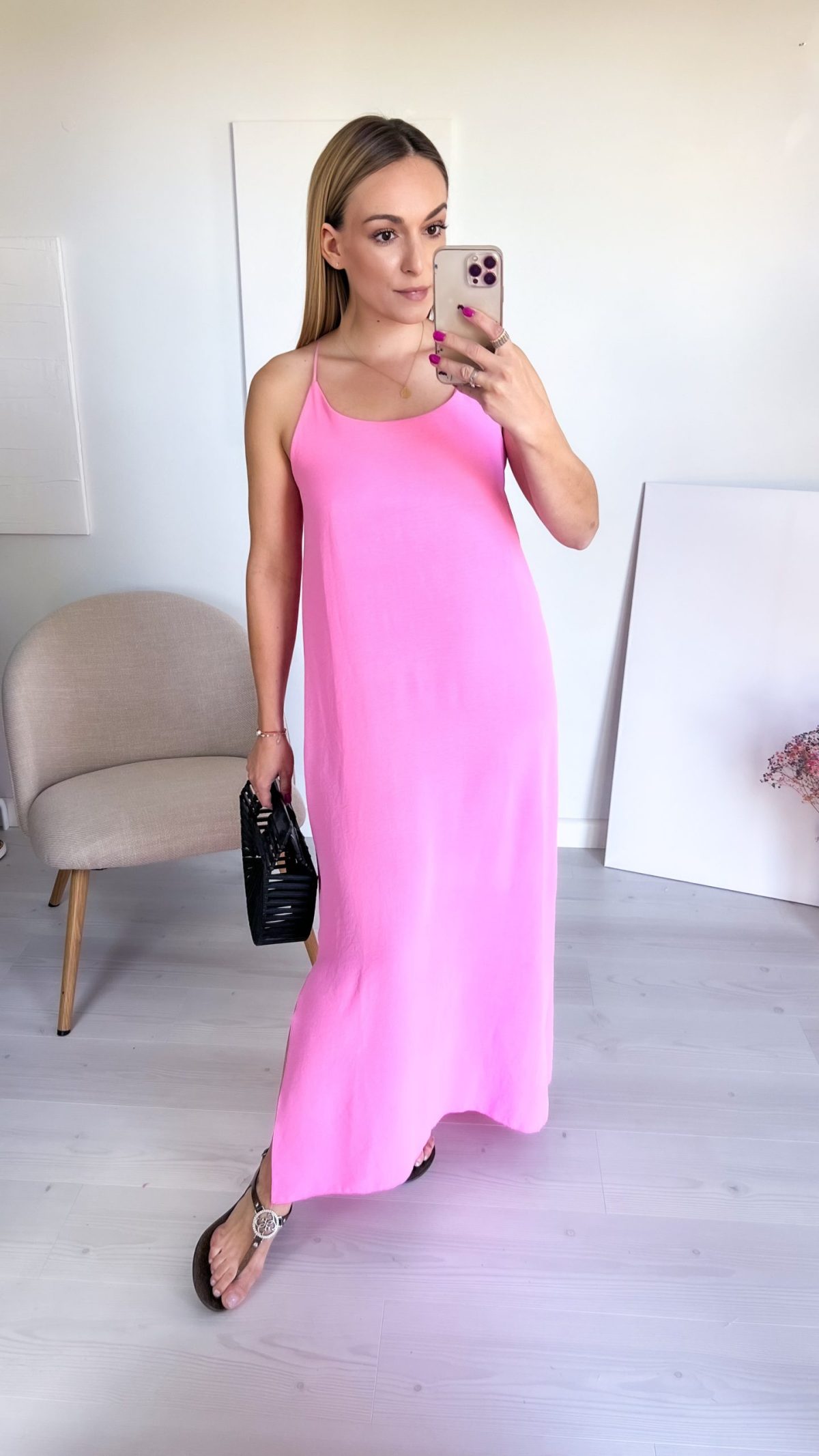 🌸 Sukienka Letnia IBIZA różowa - obrazek 2