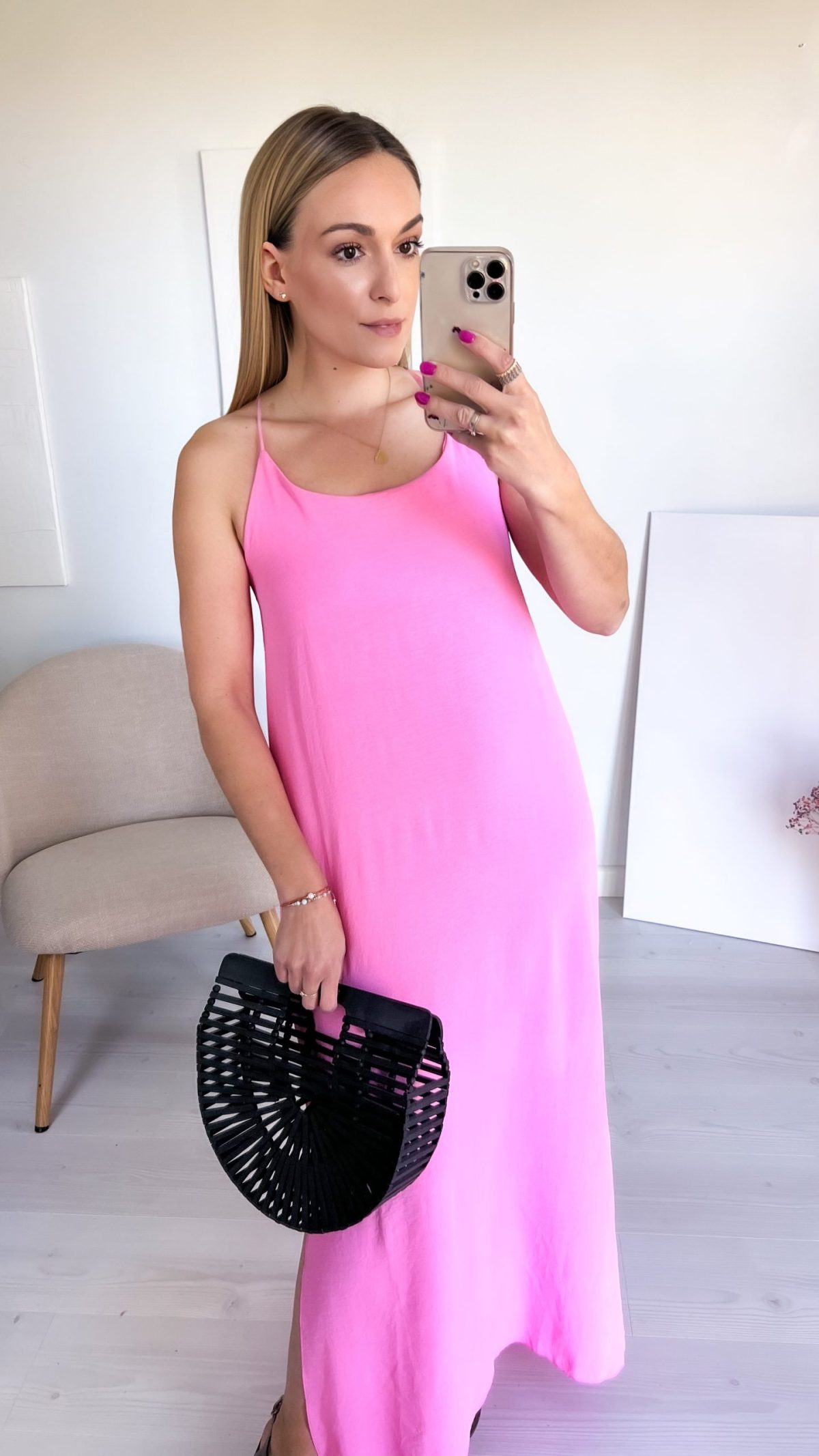 🌸 Sukienka Letnia IBIZA różowa - obrazek 3