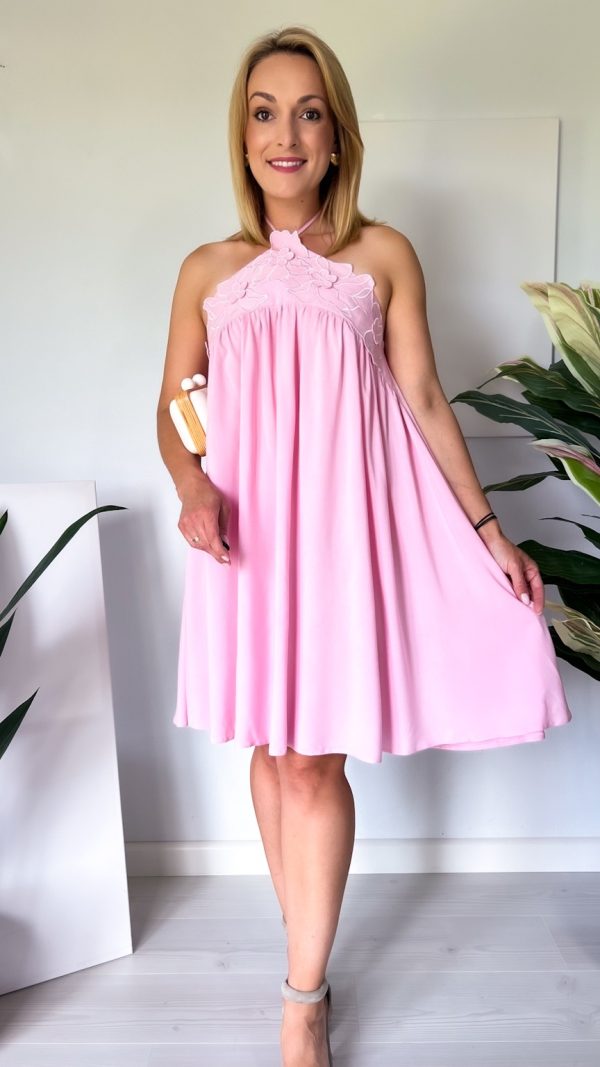 🌸 Sukienka AMELIA pudrowa