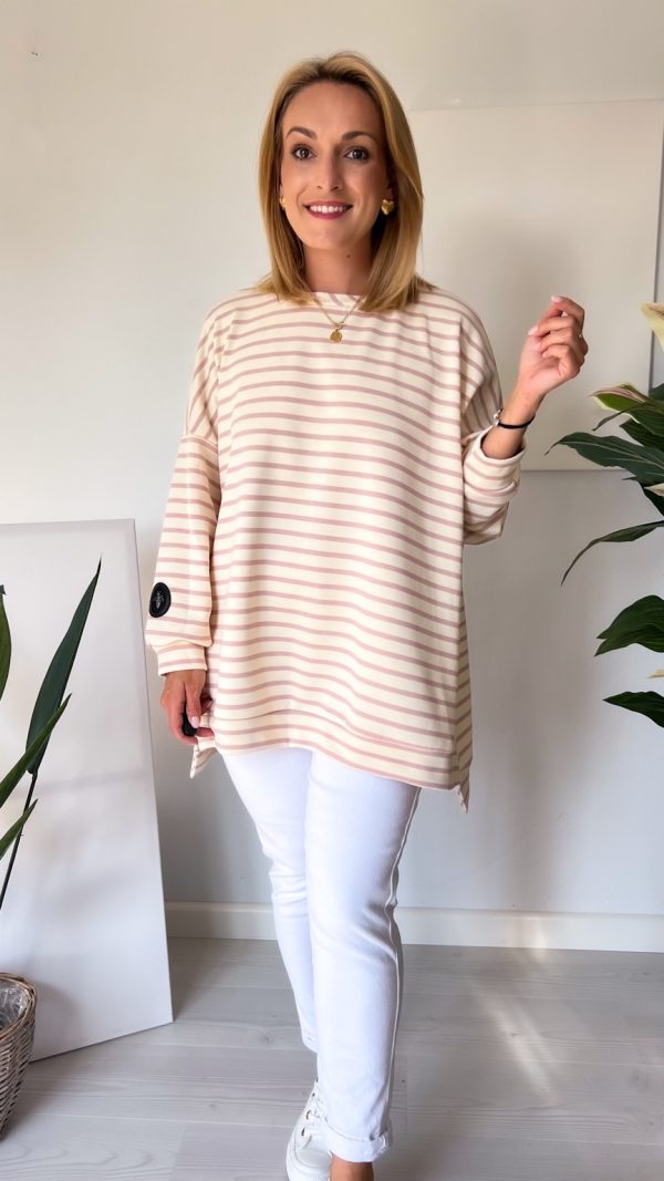 Bluza GUSTA beż- puder