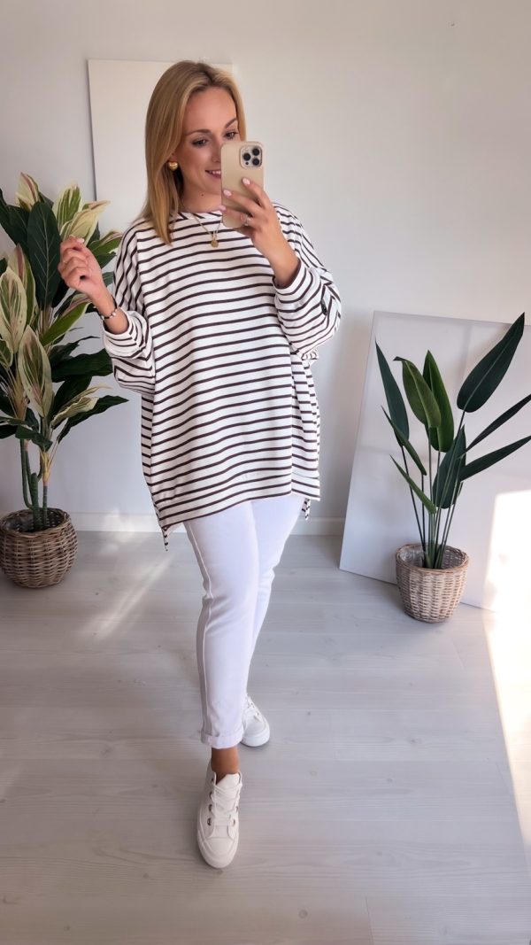 Bluza GUSTA śmietanka- czekolada