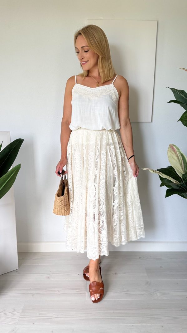Spódnica midi VANILLA
