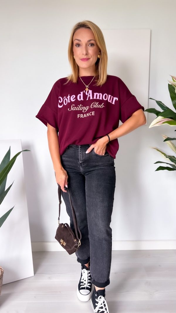 Bluza BORDO krótki rękaw