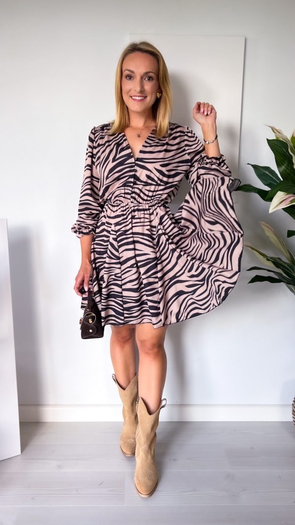 Sukienka Alena zebra