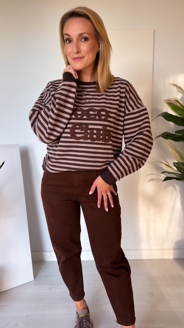 Bluza CHOCO BLUZ fango- czekolada