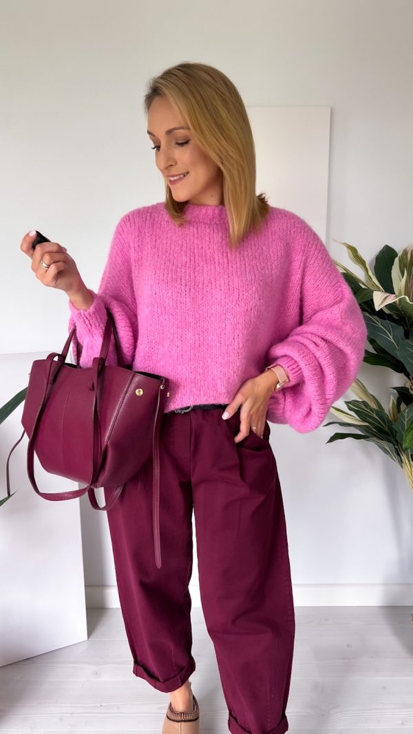 Sweter ZARAYA różowy
