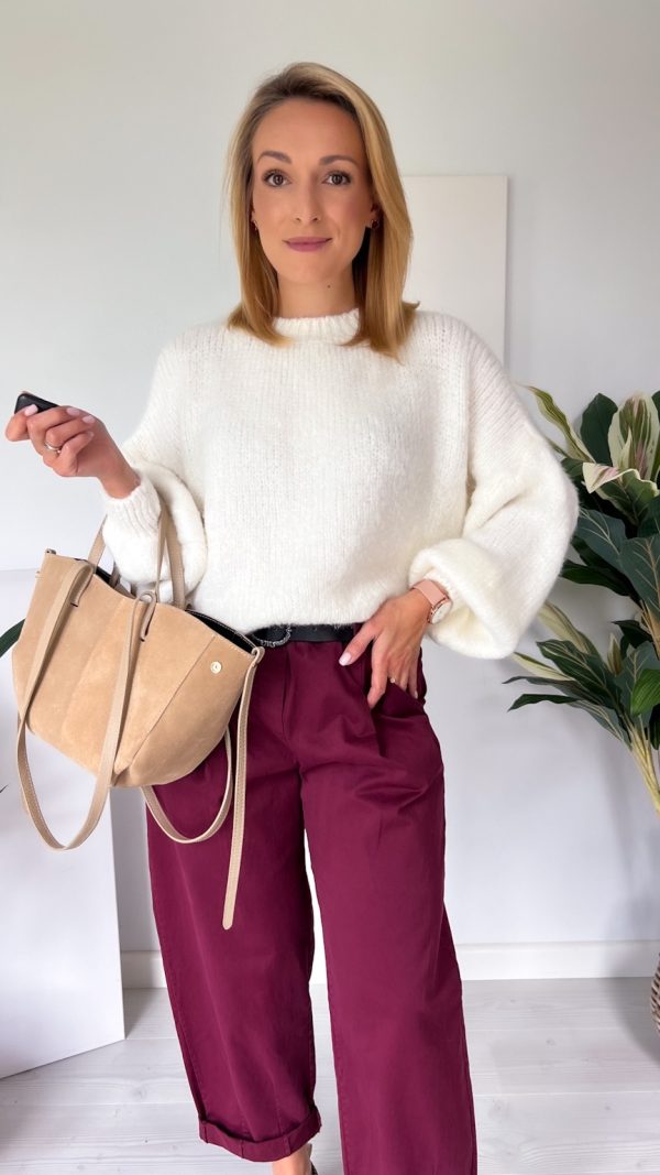 Sweter ZARAYA śmietanka