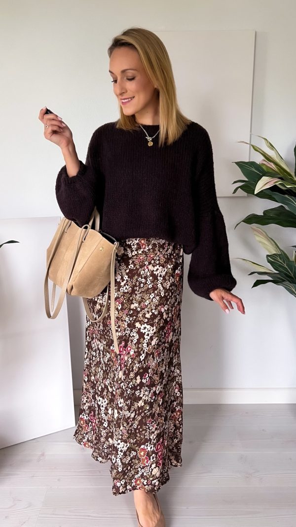 Sweter CASSIE czekolada