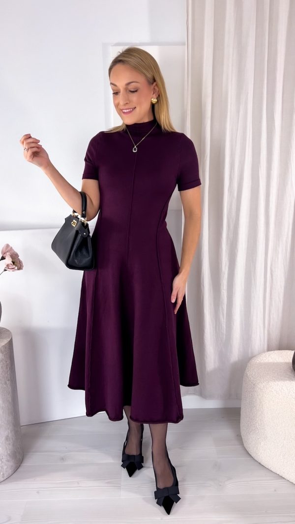 Sukienka AVELINE śliwka