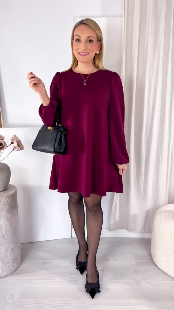 Sukienka AUREA bordo