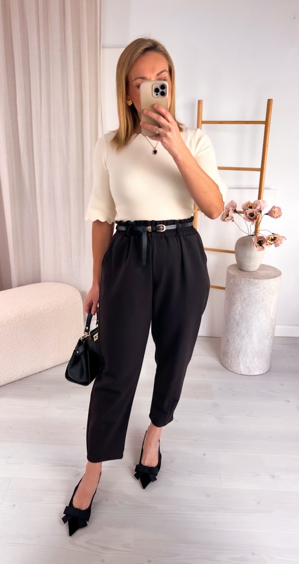 Spodnie Perfect Fit Trousers czekoladowe
