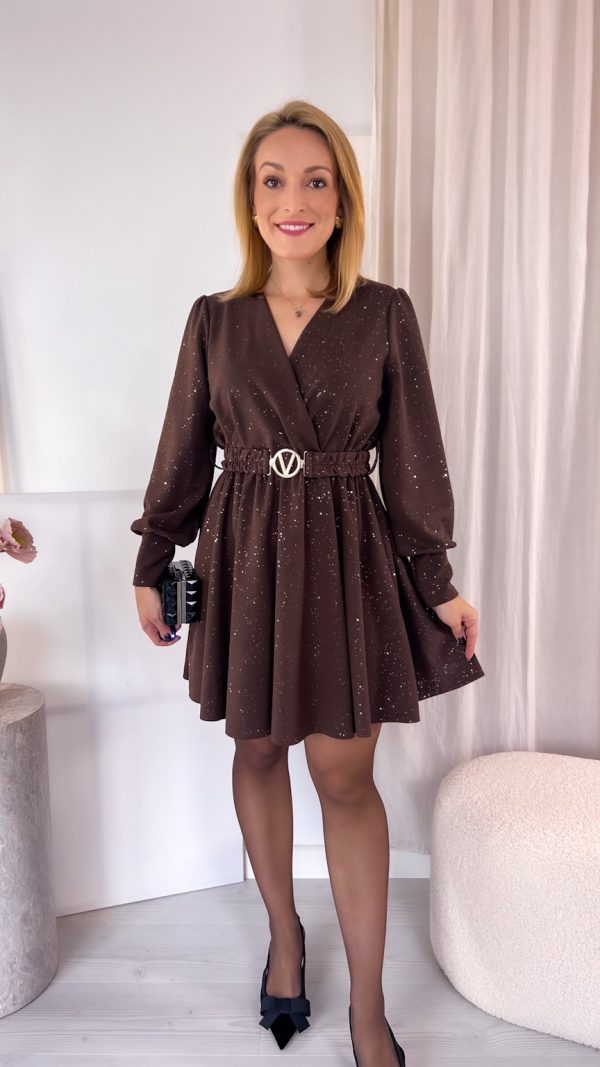 Sukienka BELLA czekolada