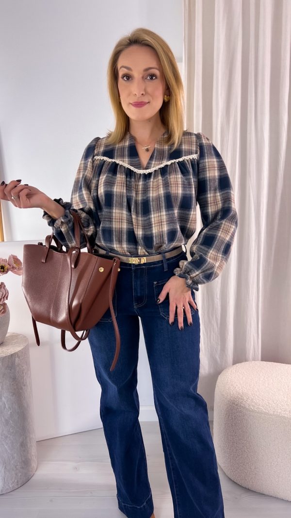 Koszula Rustic Charm granat