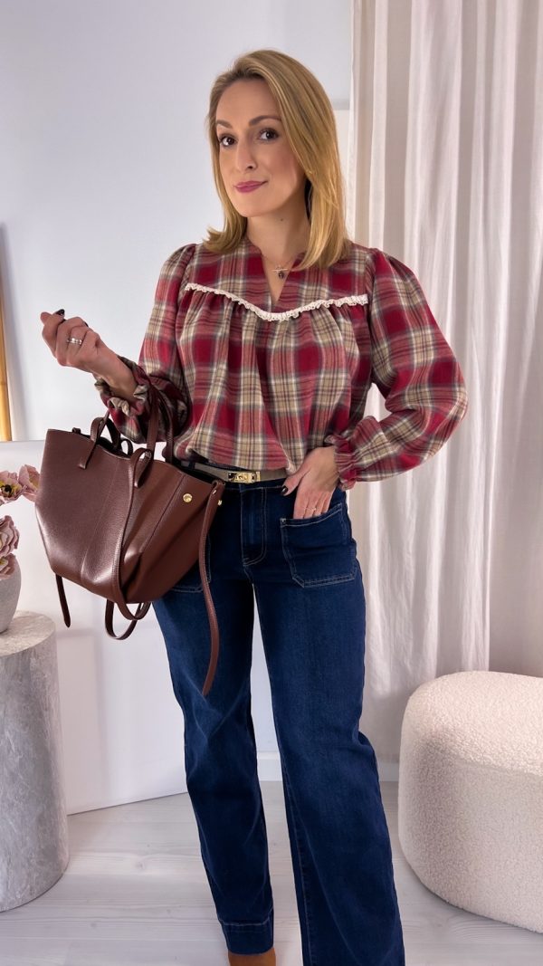 Koszula Rustic Charm czerwona