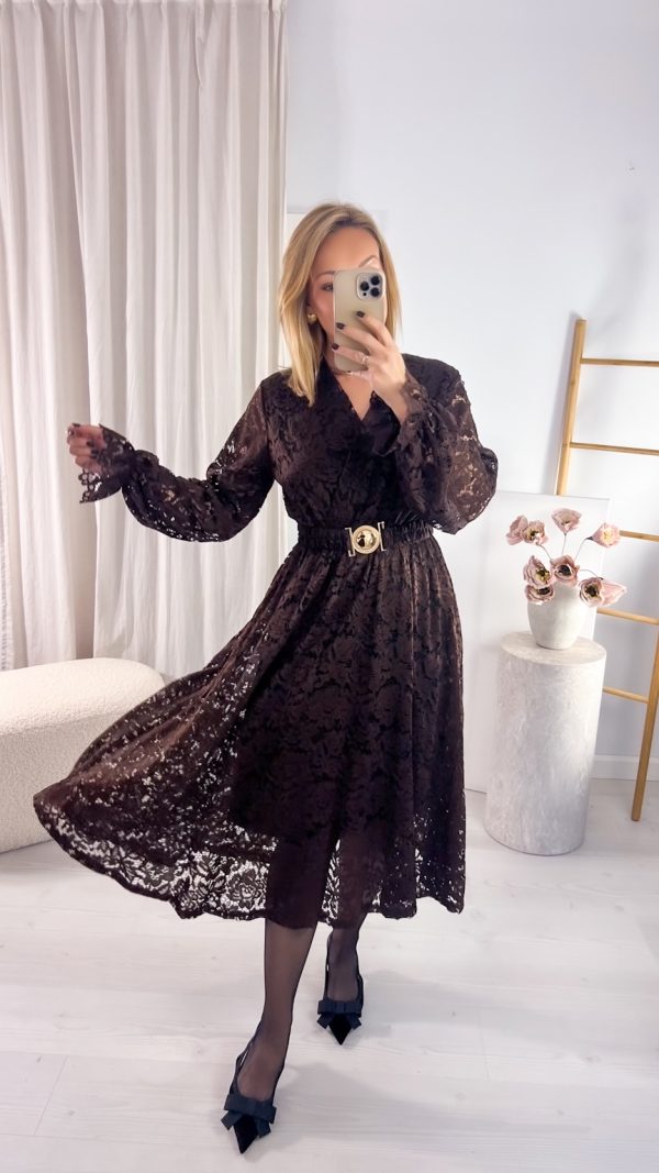 Sukienka MILA czekolada