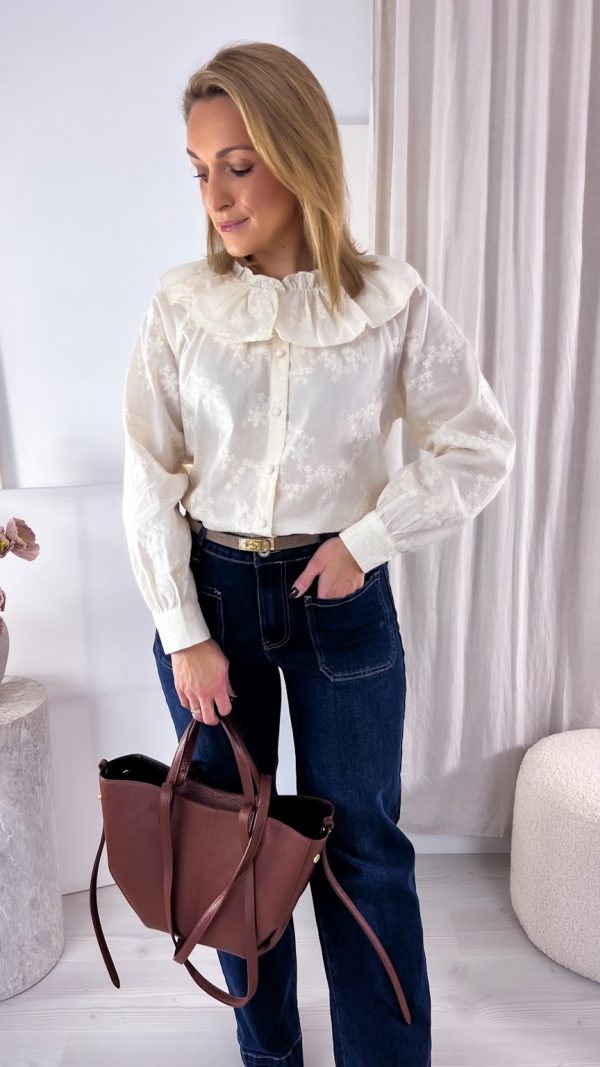 Koszula BEIGE FLOWERS