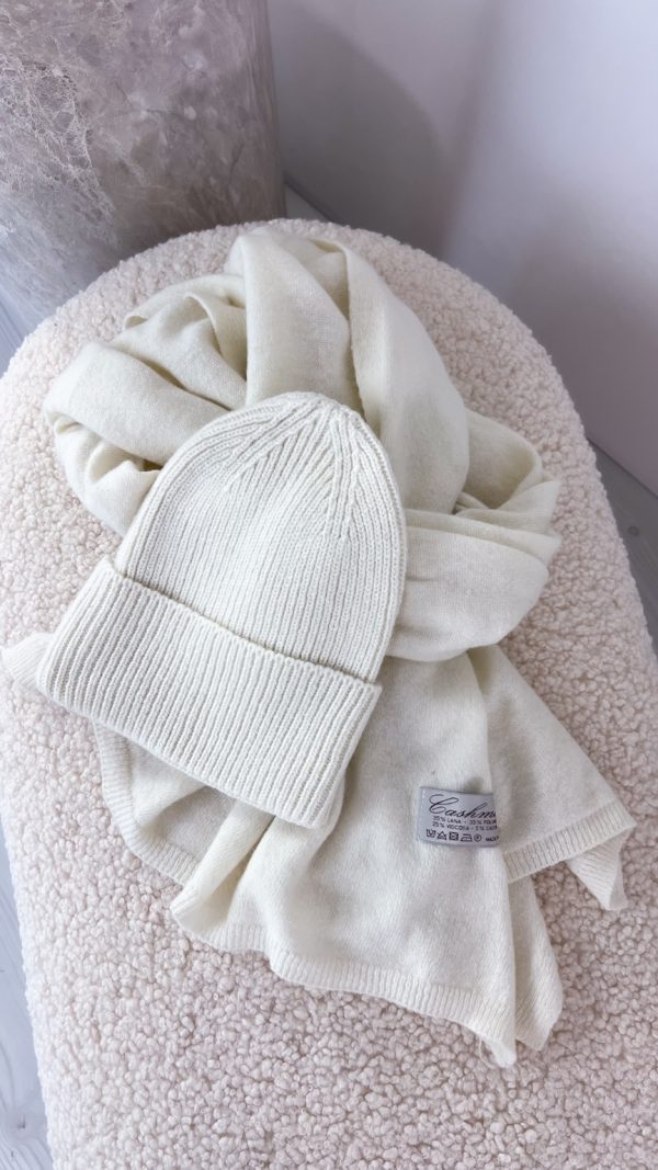 Komplet Velvet Frost śmietanka