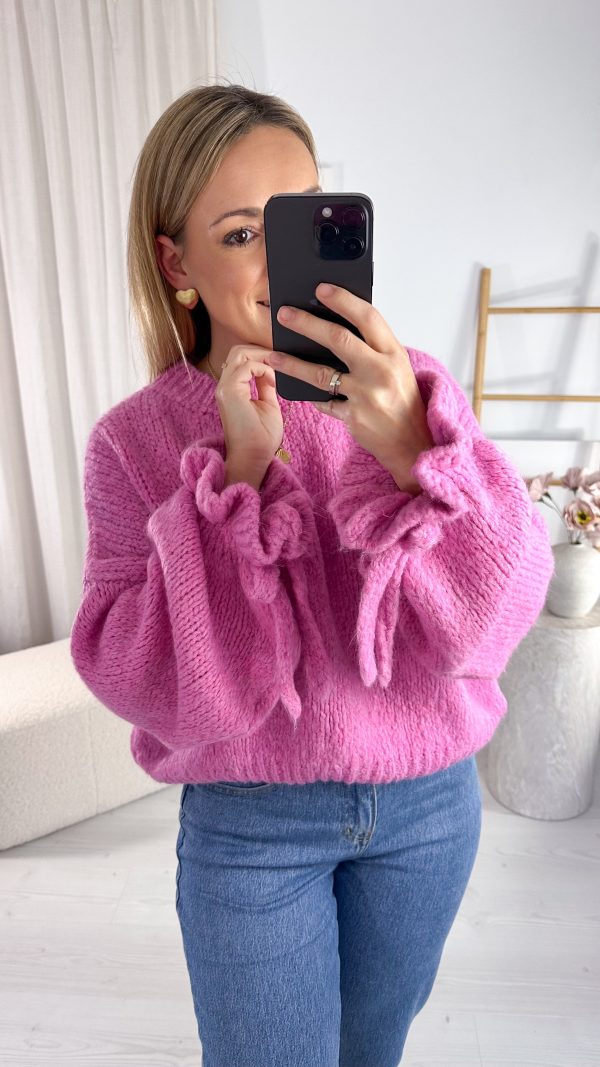 Sweter BOW różowy 💗