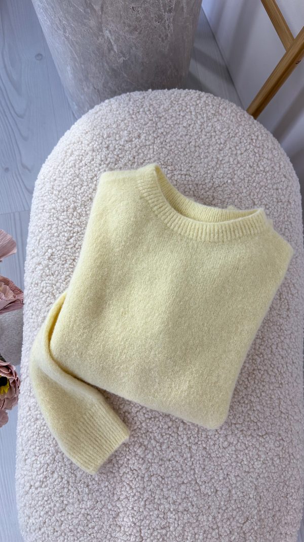 Sweterek JOY baby alpaka długi rękaw żółty