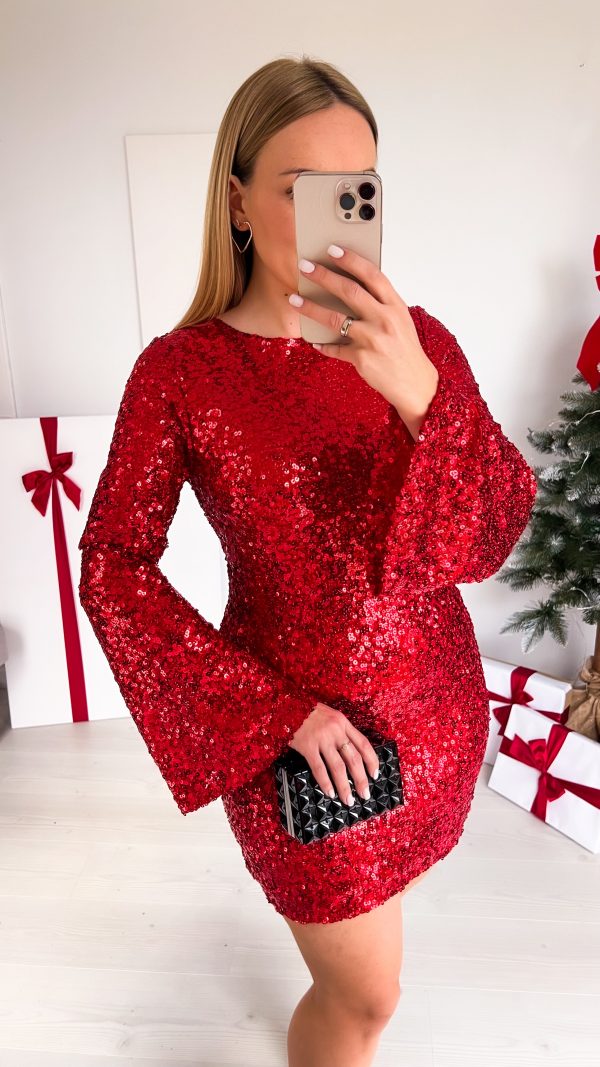 Sukienka KLARA czerwona