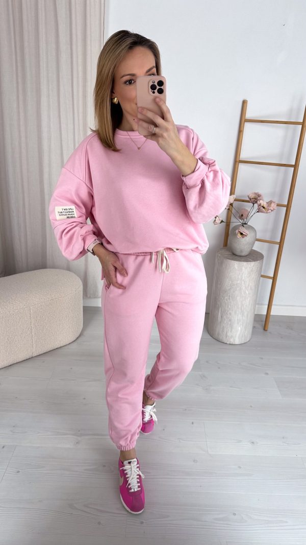 Komplet dresowy bawełna ICON SET puder