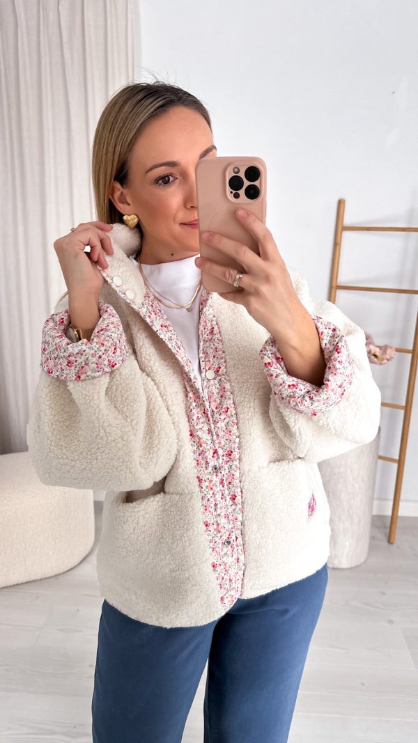 PRE ORDER Kurtka ROSALIE DUO śmietanka WYSYŁKA OKOŁO 30.01-5.02