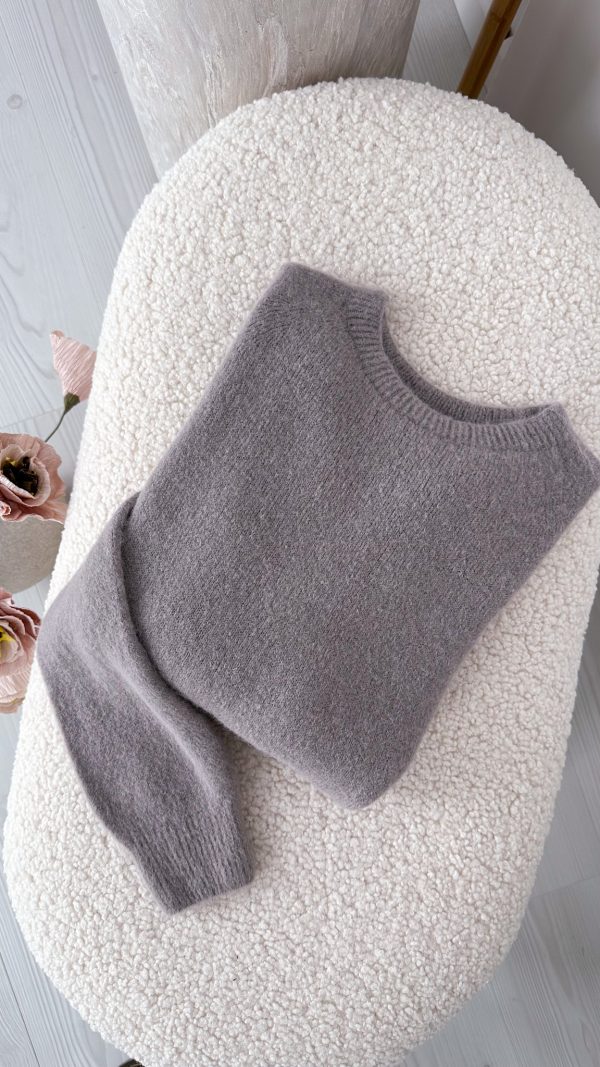 Sweterek JOY baby alpaka długi rękaw fango