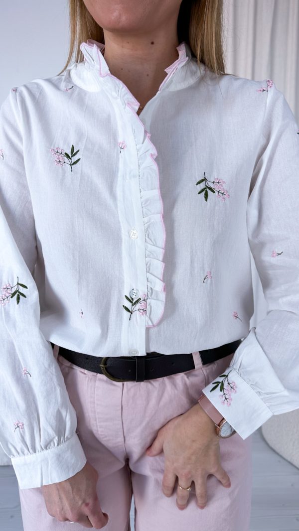 Koszula Sisi haftowane kwiatuszki