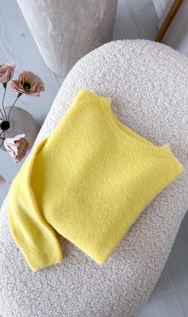 Sweterek JOY baby alpaka długi rękaw żółty