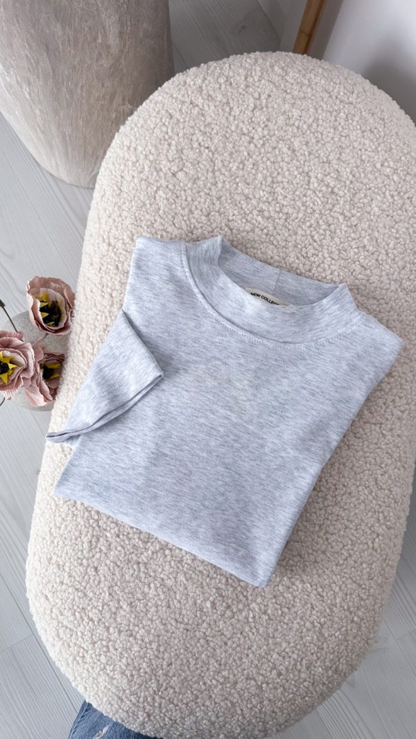 Klasyczny t-shirt baza szary