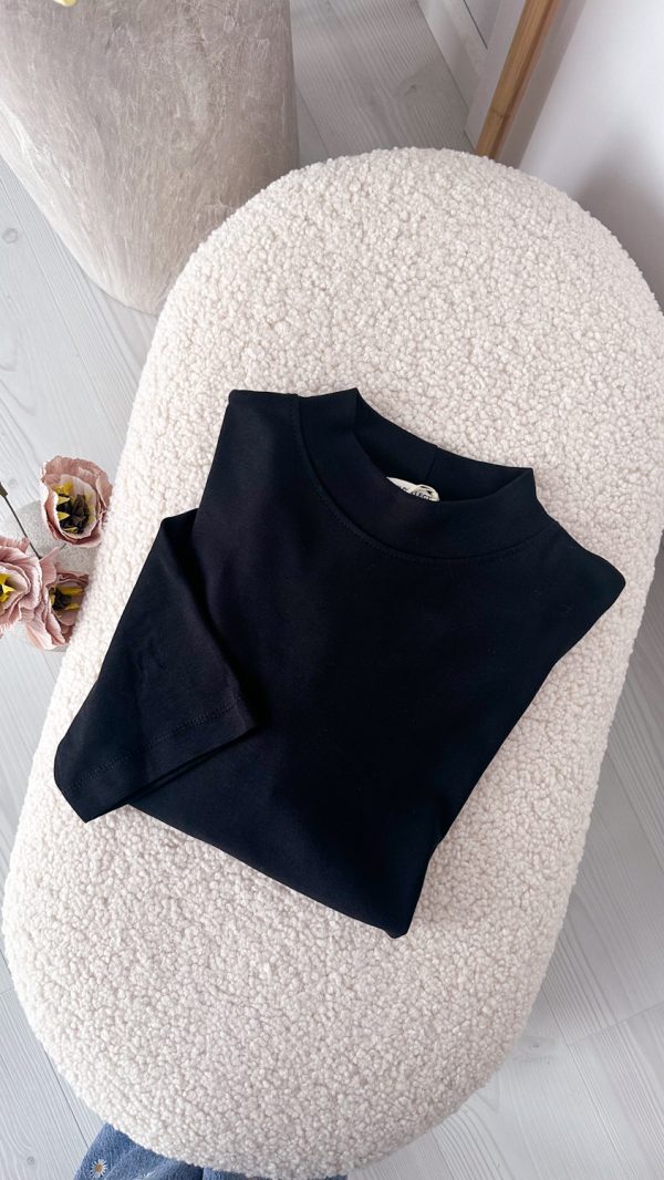 Klasyczny t-shirt baza czarny