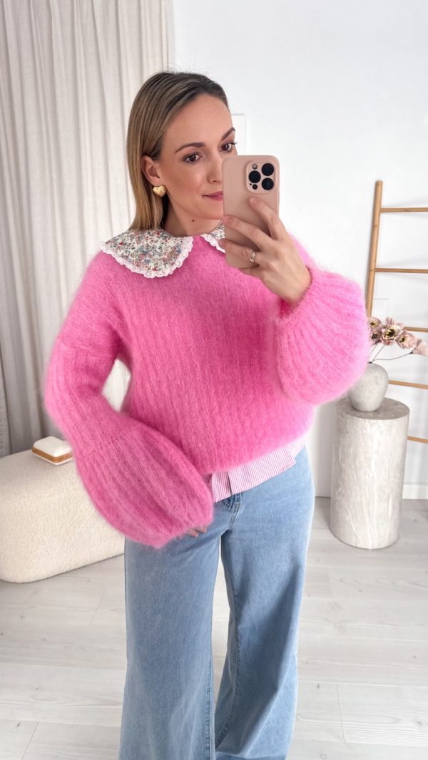 Sweterek KID MOHER różowy