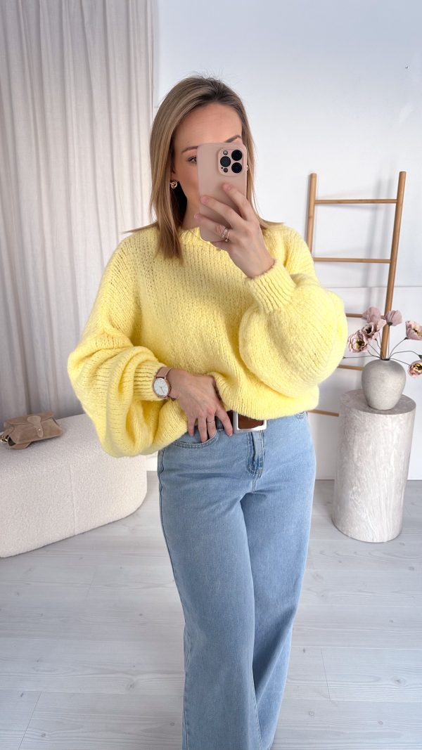 Sweter ZARAYA żółty
