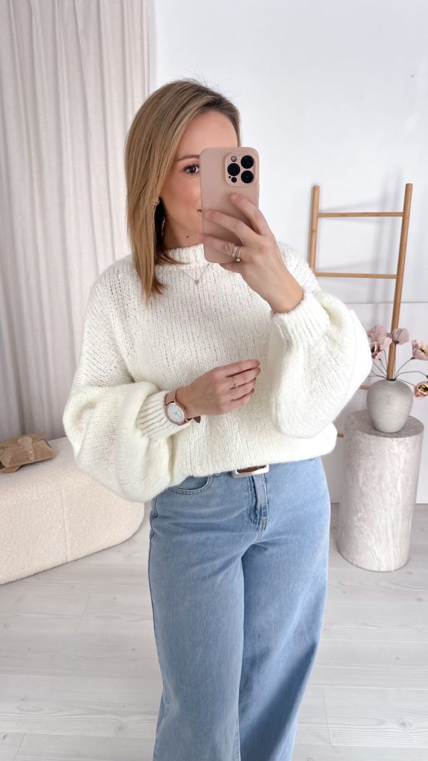 PRE ORDER Sweter ZARAYA śmietanka