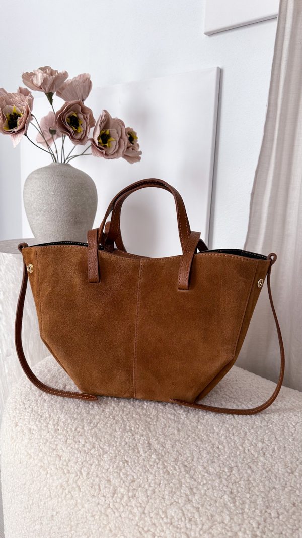 Torebka MOYA skóra naturalna brąz