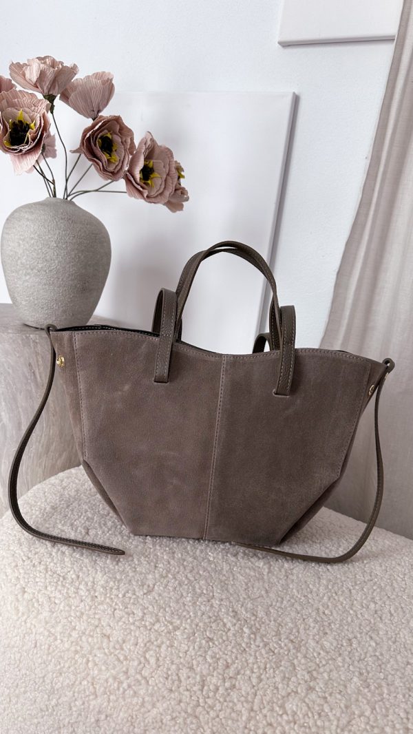 Torebka MOYA skóra naturalna taupe