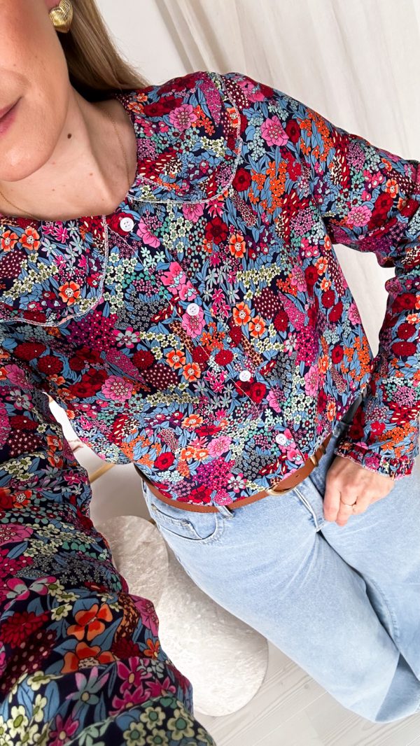 Koszula FRILL multikolorowa