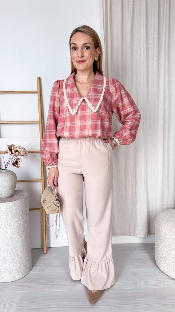 Spodnie Flamenco Chic beżowe