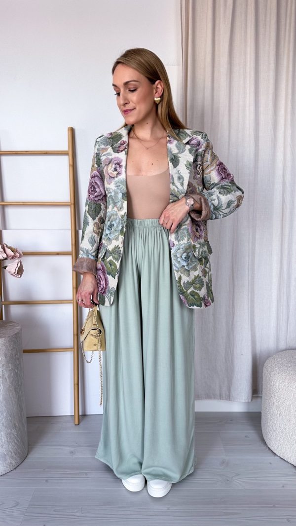 PRE ORDER Spodnie COLLET pistacja WYSYŁKI 9-13 MARCA