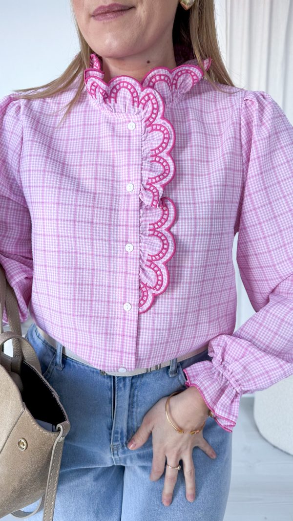 PRE ORDER Koszula LEILA róż WYSYŁKI 10-15 LUTY