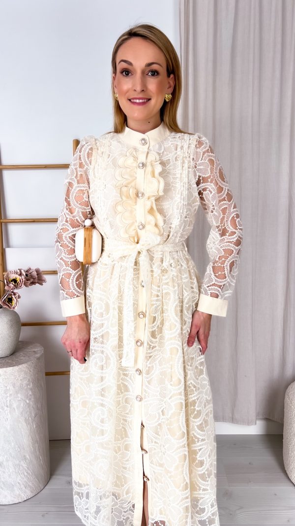 PRE ORDER Suknia VELLA wanilia WYSYŁKI 9-13 MARCA