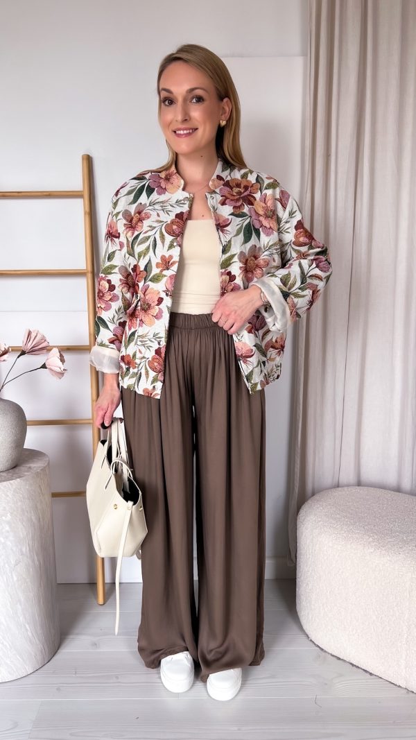 Spodnie COLLET czekoladowe